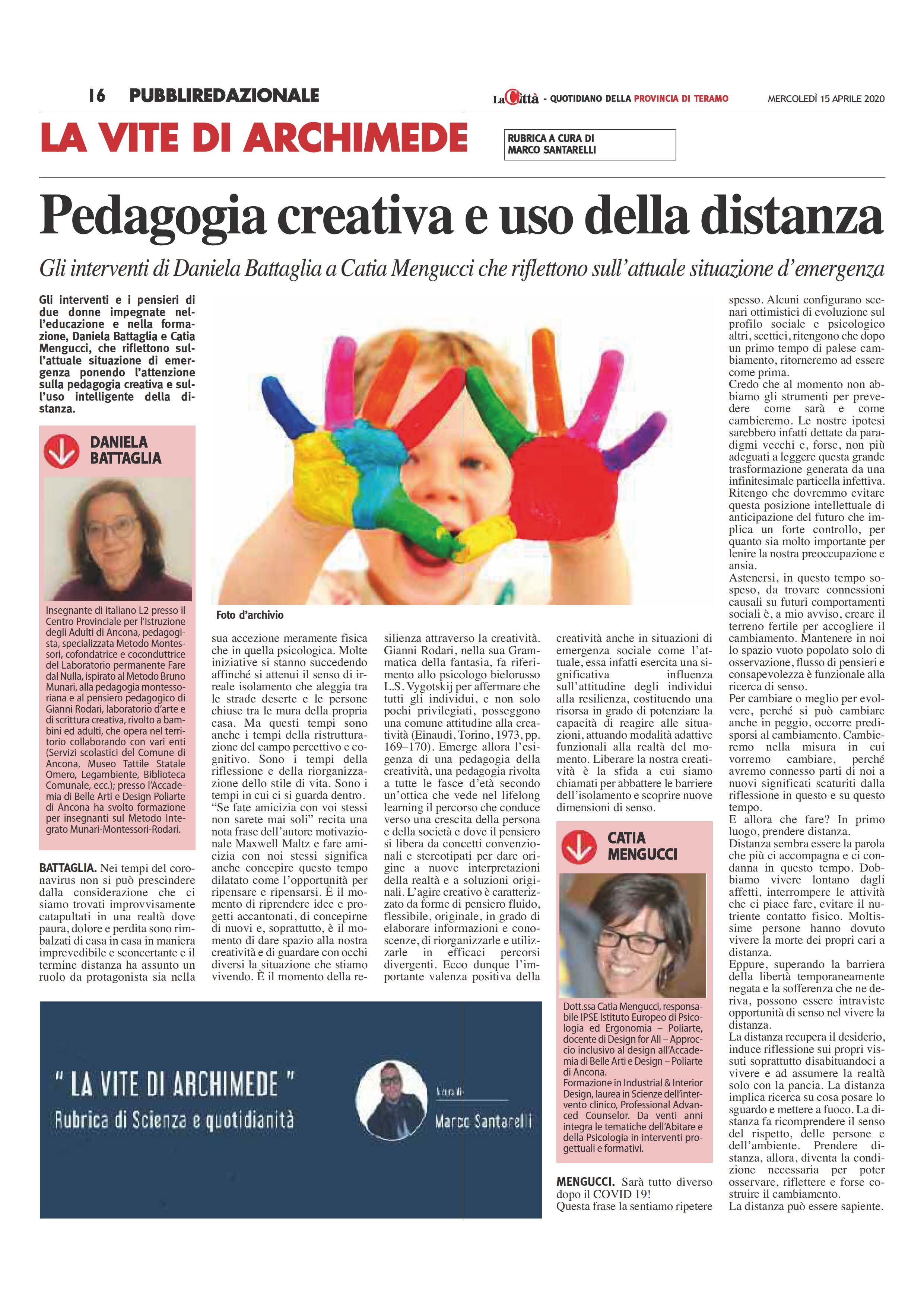 La Città Quotidiano 15.04.2020 La Città Quotidiano 15.04.2020
