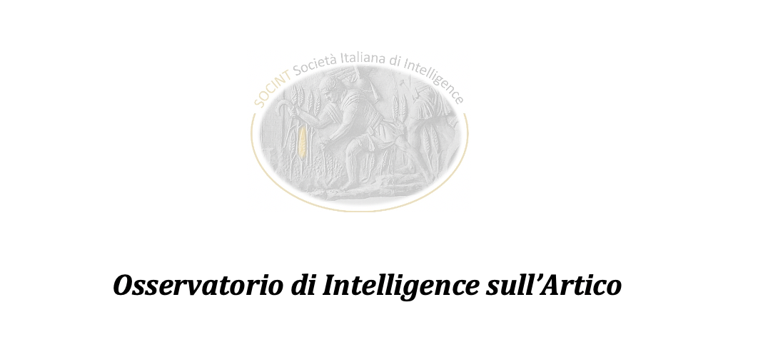 Nomina Comitato Scientifico dell’Osservatorio di Intelligence sull’Artico Nomina Comitato Scientifico dell’Osservatorio di Intelligence sull’Artico